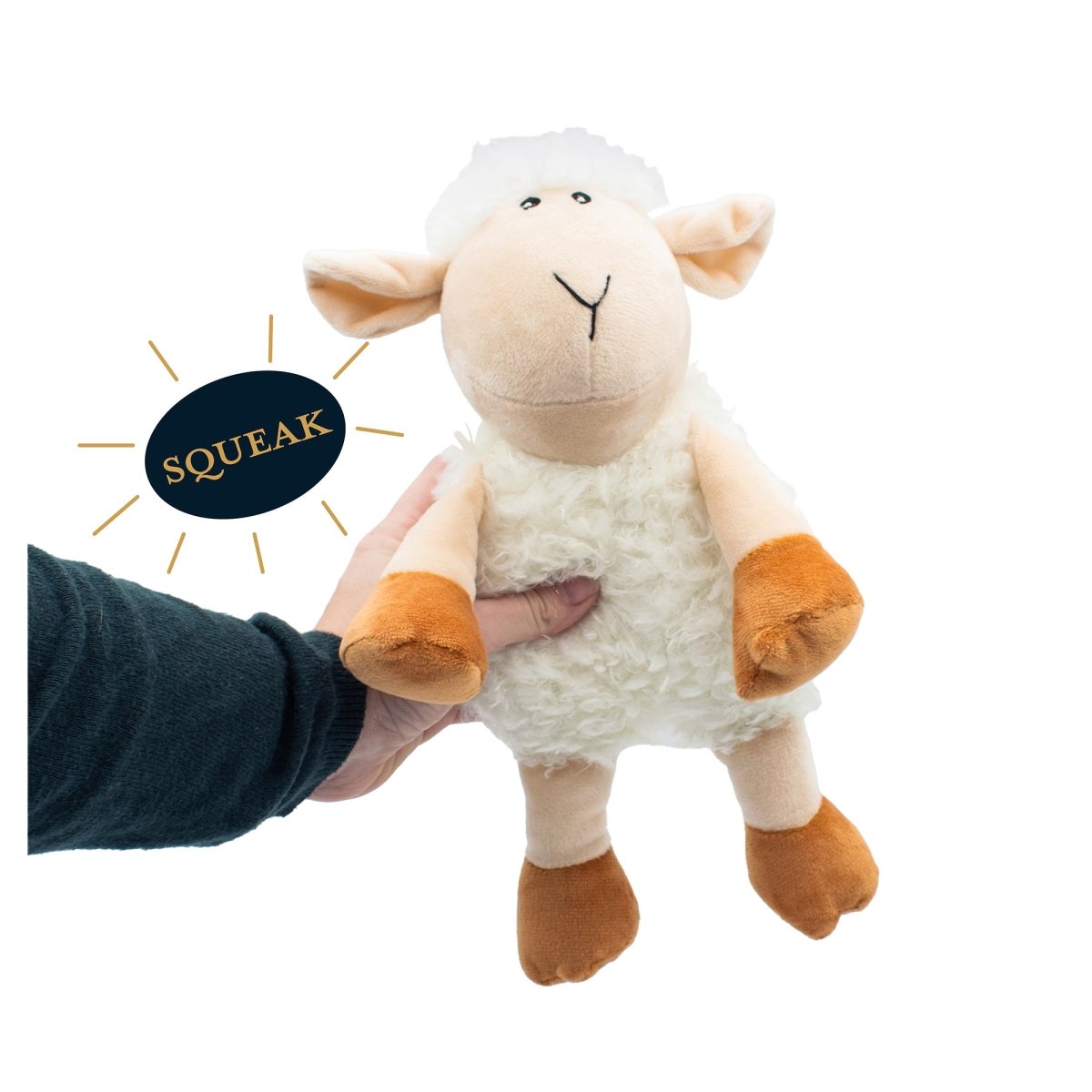 Pendleton Plush Lamb Dog Toy – Soft, Sweet & Squeaky