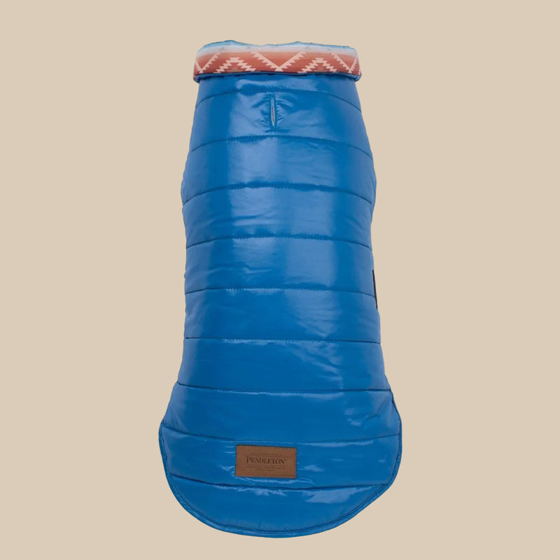 Pendleton Puffer Dog Coat
