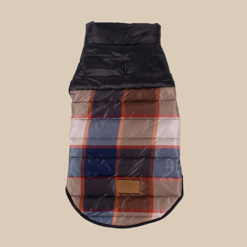 Pendleton Puffer Dog Coat