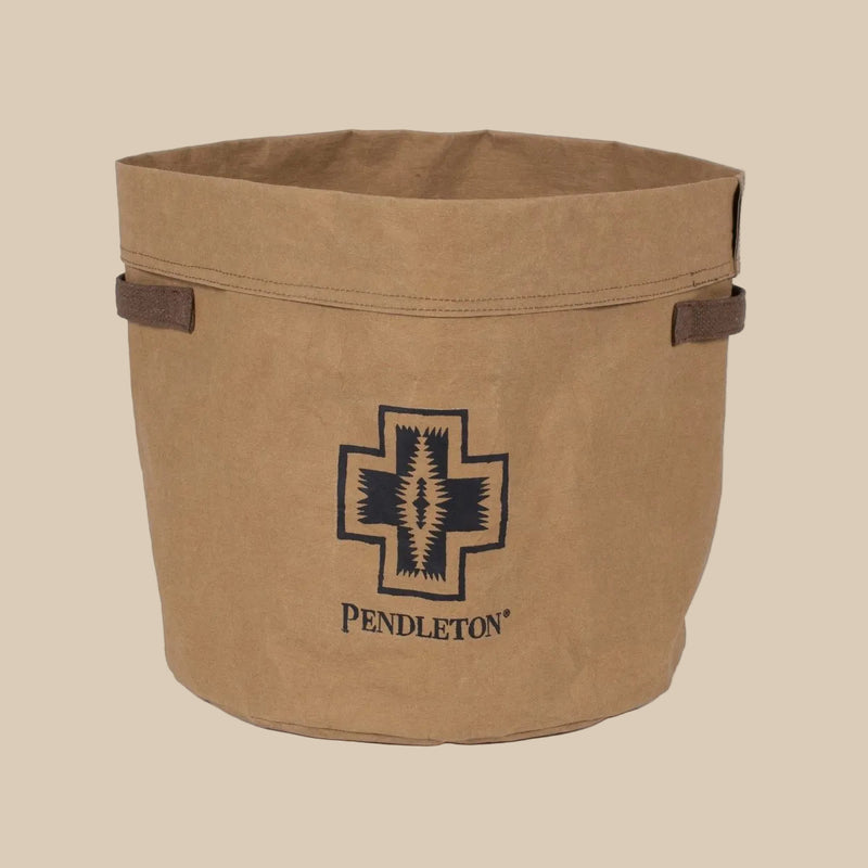 Pendleton Washable Paper Toy Bucket – Eco-Friendly Storage with Heritage Style