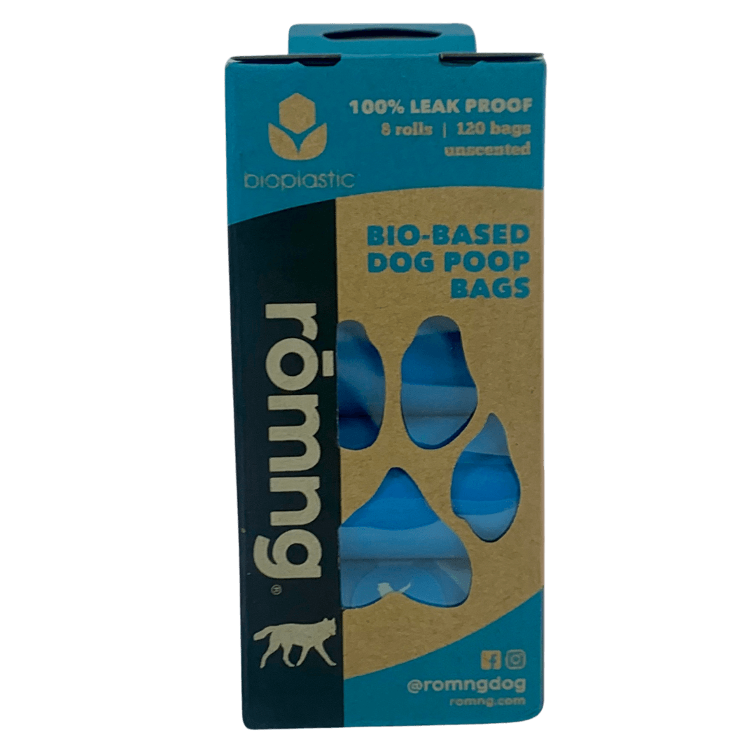 rōmng™ Bio-Based Dog Poop Bags – Eco-Friendly Waste Bags Made from Renewable Materials