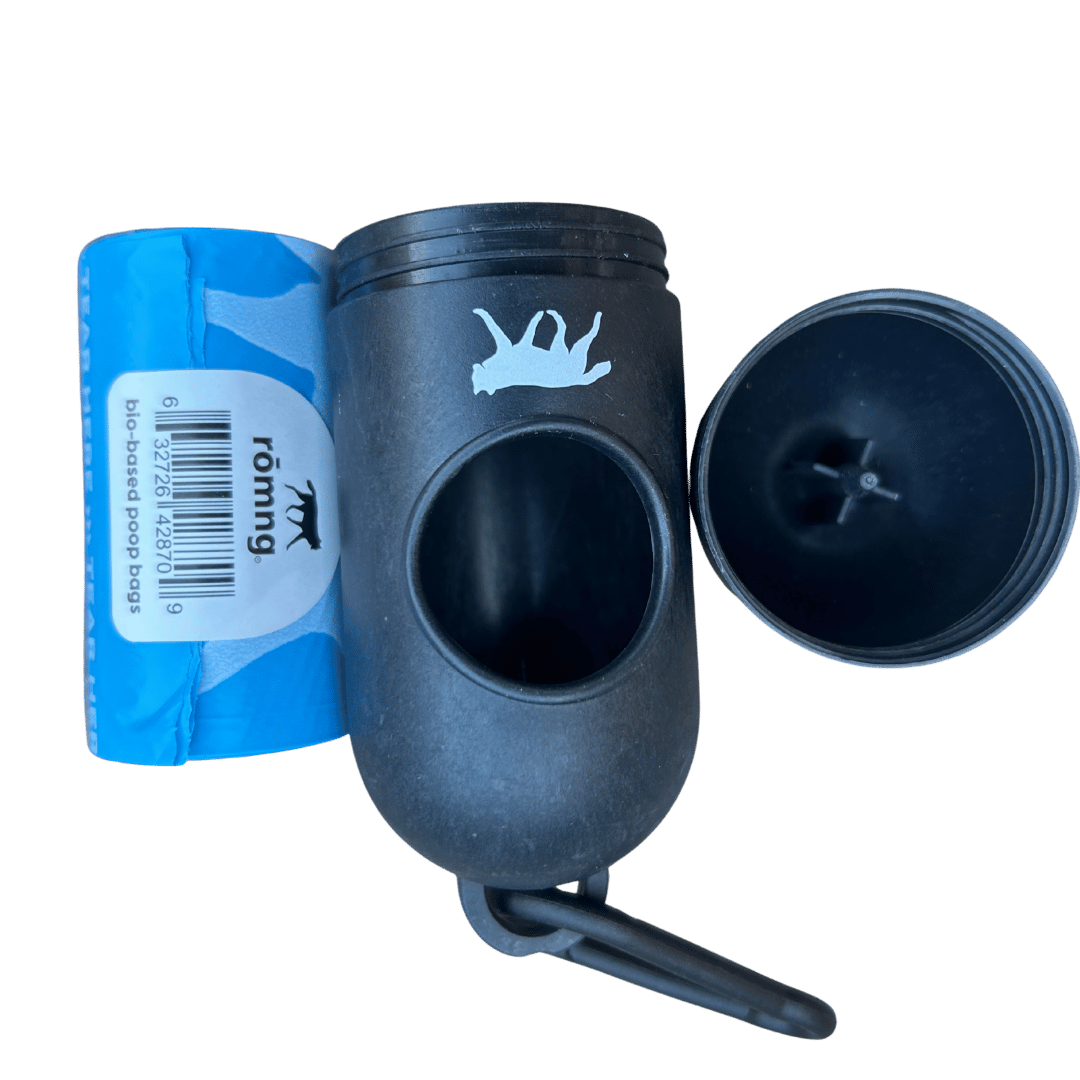 rōmng Eco-Friendly Poop Bag & Bamboo Fiber Dispenser Set – 135 Bags