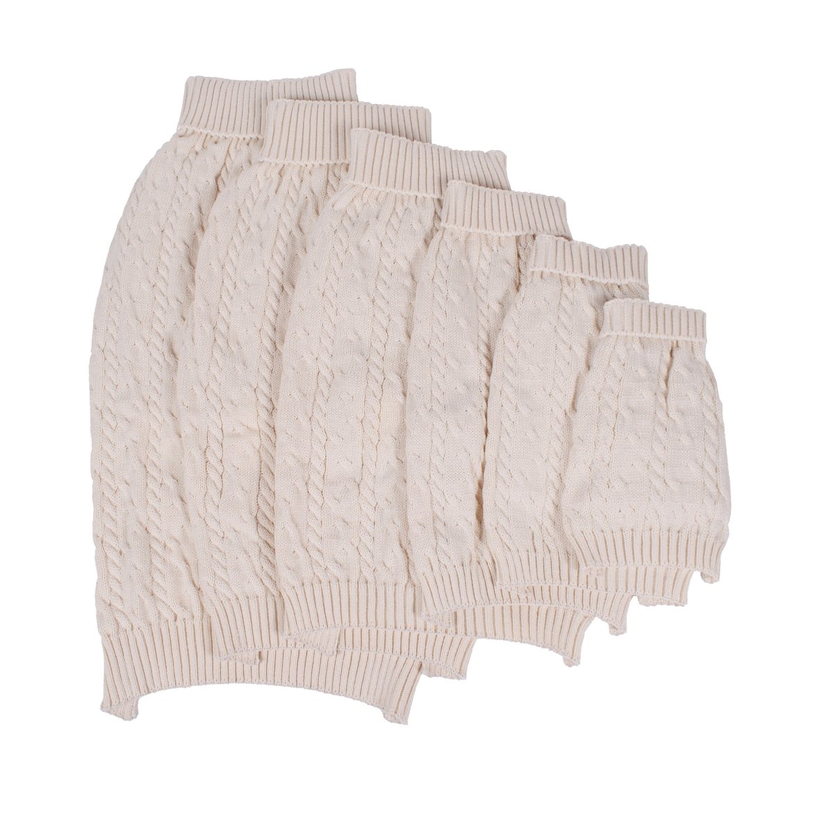 Shinola Cable Knit Dog Sweater