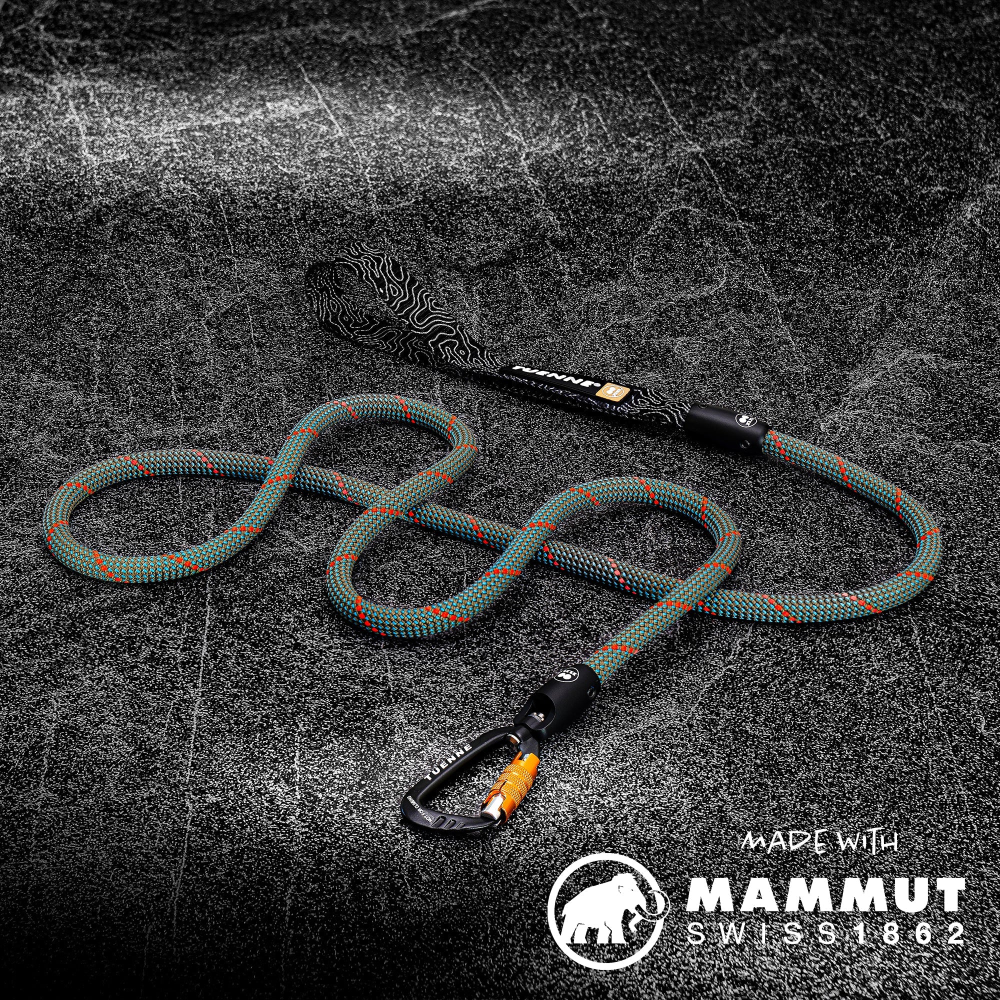 Tuenne Handcrafted Rope Dog Leash – Built with Mammut® Certified Climbing Rope